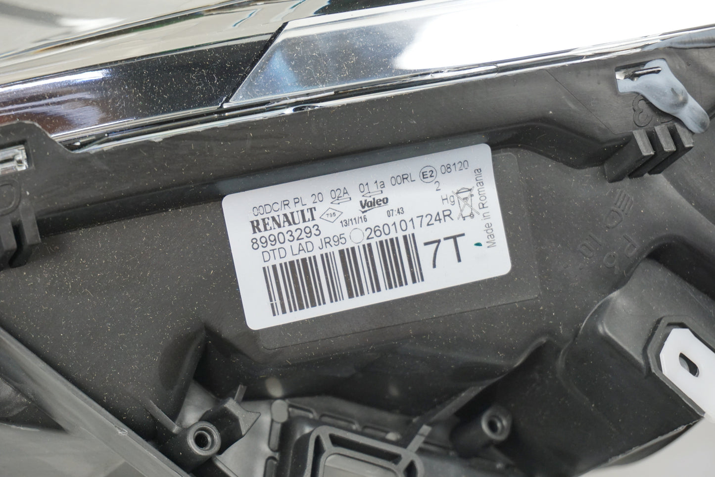 Pièce d'origine Phare droit pour Renault Scenic III 260101724R