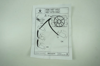 Pièce d'origine Résistance de pulseur d'habitacle pour Renault Clio IV Captur I 255502585R
