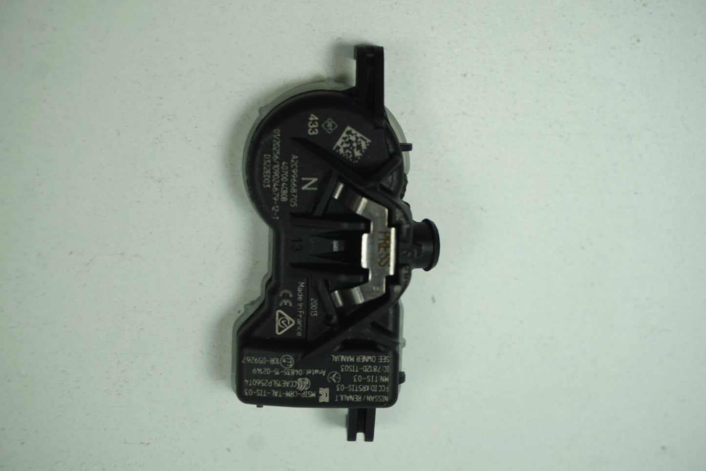 Pièce d'origine Capteur de pression des pneus TPMS pour Renault Kadjar A2C99668705