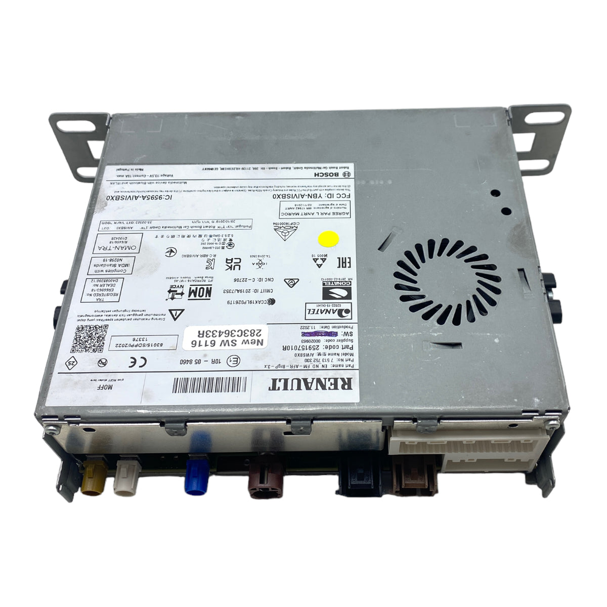 Pièce d'origine Autoradio multimédia pour Renault Clio V Captur II 283C36433R