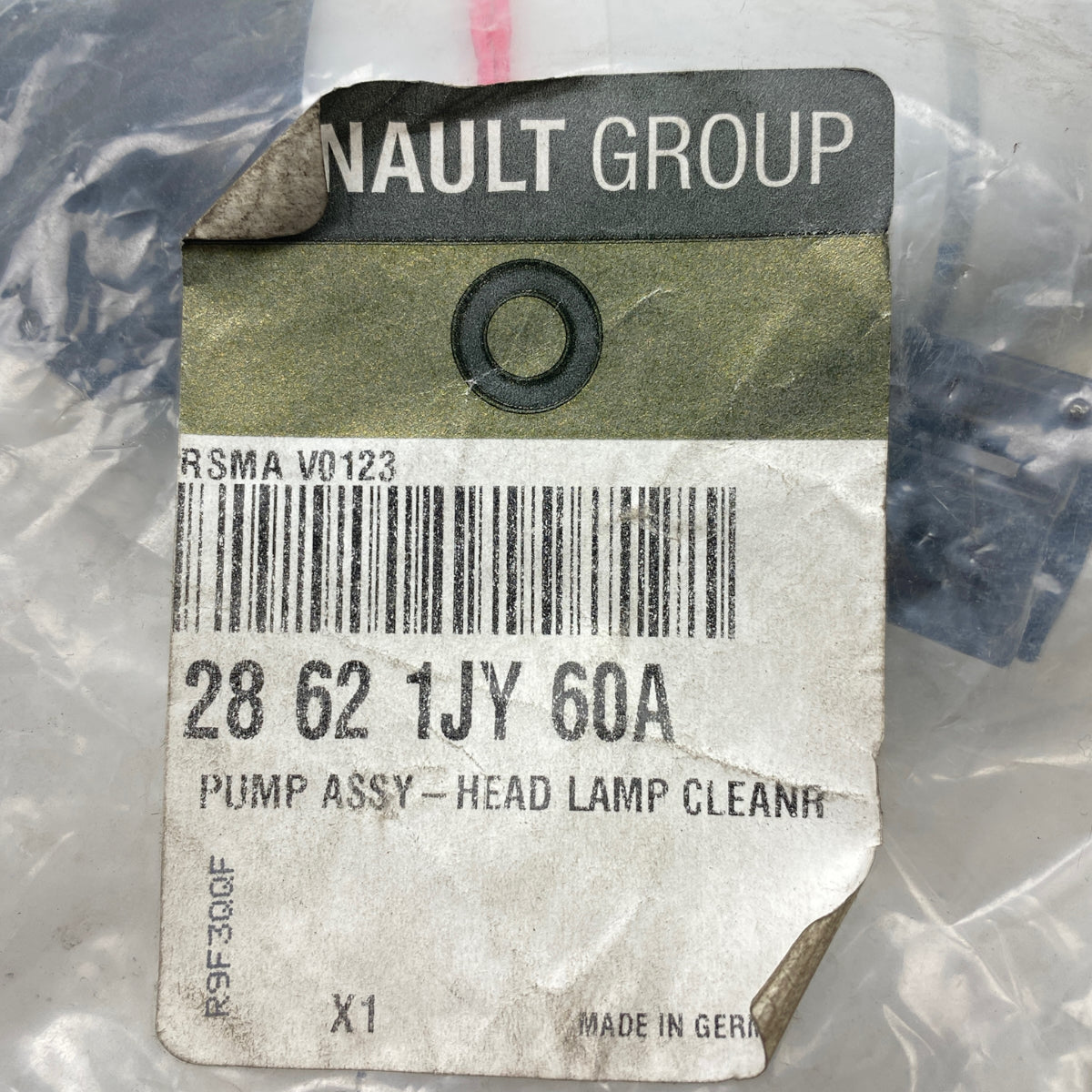Pièce d'origine Pompe de lave-glace pour Renault Koleos I 28621JY60A
