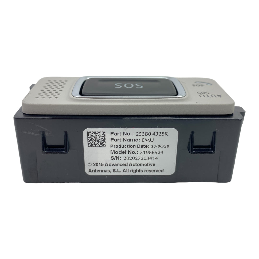 Pièce d'origine Bouton SOS pour Renault Nissan Dacia 253B04328R