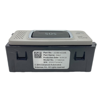 Pièce d'origine Bouton SOS pour Renault Nissan Dacia 253B04328R