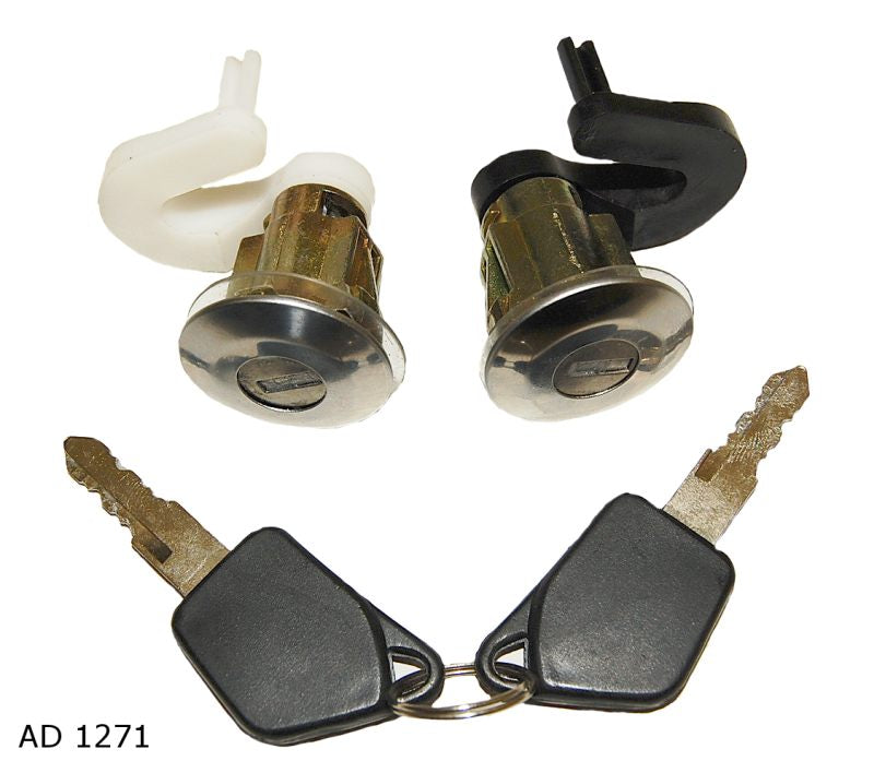 Jeu de barillets de porte avec clés pour Peugeot 306 — AD 1271 — vue 1