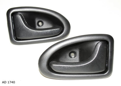 Paire de poignées intérieures gauche et droite pour Renault Clio, Mégane et Trafic — AD 1740-KPL — vue 1