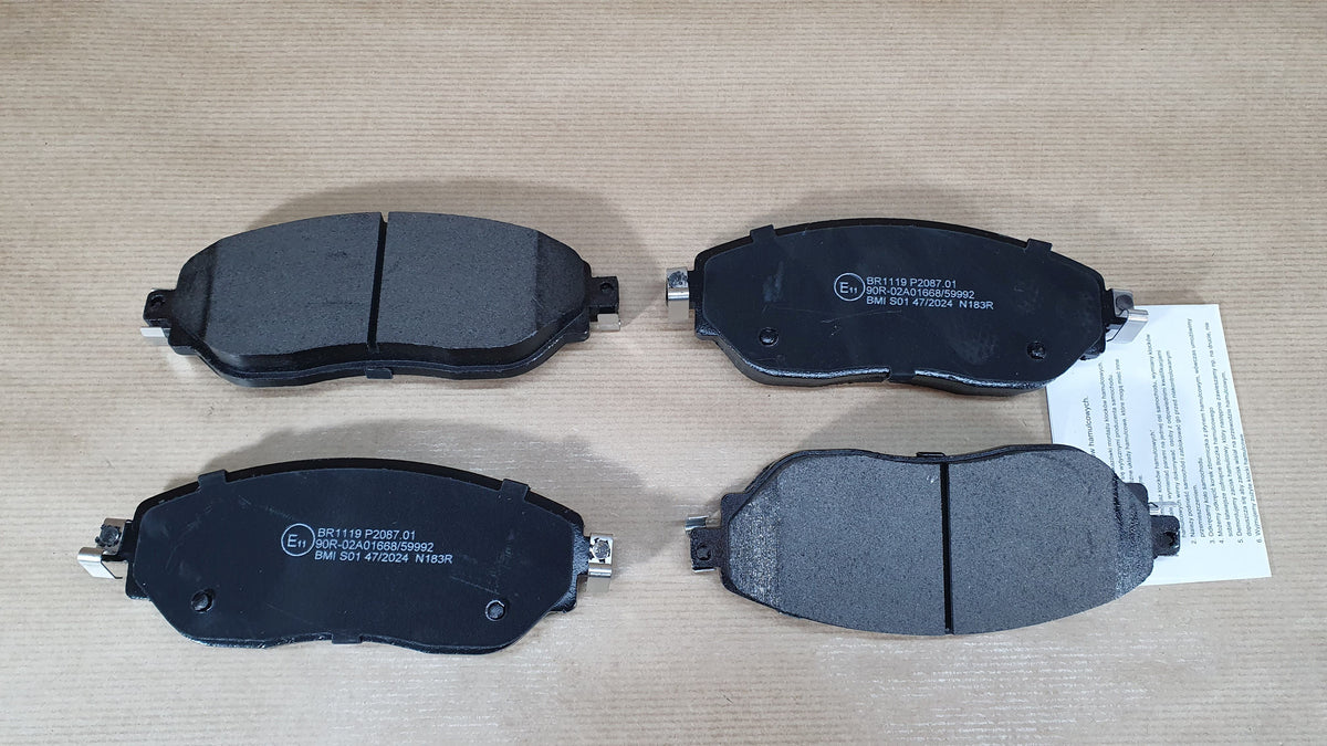 Plaquettes de frein avant pour Renault Trafic III — BRM BR1119 — vue 2
