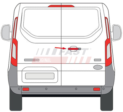 Poignée de porte extérieure avant, arrière, gauche ou droit pour Ford Transit Custom — FT12361 — vue 2