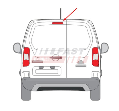 Feu stop pour Citroën Berlingo — FT12387 — vue 2
