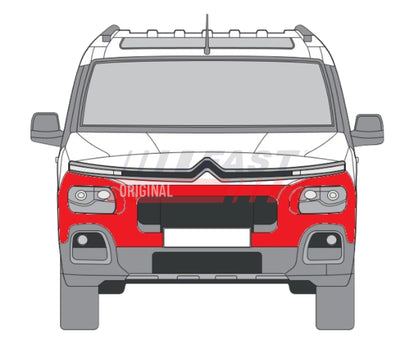 Pare-chocs avant pour Citroën Berlingo — FT13603 — vue 1