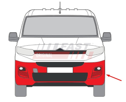 Pare-chocs avant pour Citroën Berlingo — FT13605 — vue 2