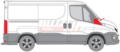 Panneau de carrosserie extérieur avant, côté droit pour Iveco Daily — FT14124 — vue 1