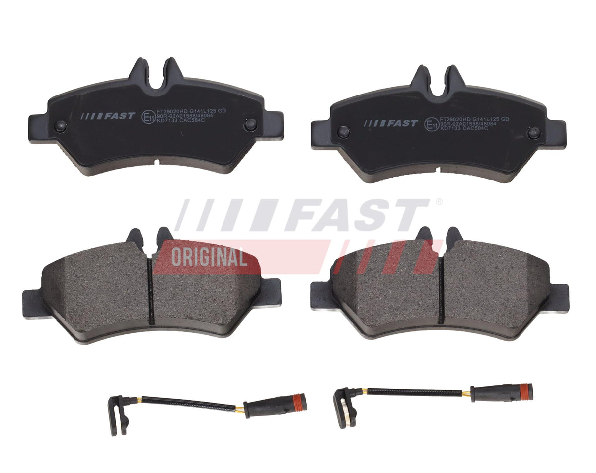 Plaquettes de frein arrière pour Mercedes-Benz Sprinter — FT29020HD — vue 1