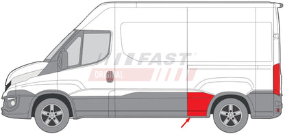 Baguette extérieure pour Iveco Daily — FT90453 — vue 2