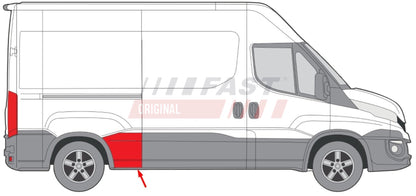 Baguette extérieure pour Iveco Daily — FT90454 — vue 2