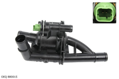 Thermostat de liquide de refroidissement — Citroën/Peugeot 1.4–1.6 HDi, à partir de 2007, avec boîtier — OEQ 880015 — vue 1