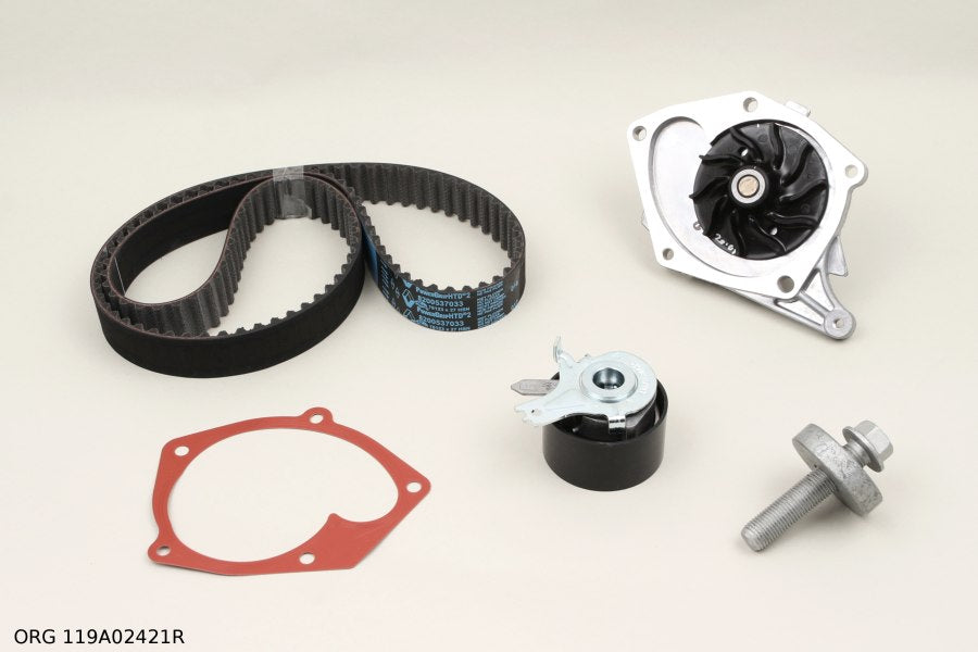 Pièce d’origine kit de distribution avec pompe à eau pour Renault 1.5 dCi depuis 2004 74M, ORG 119A02421R.