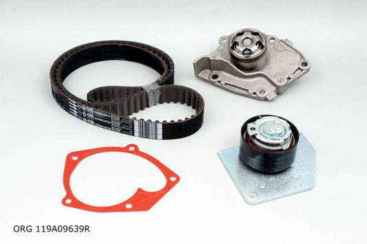Pièce d’origine kit de distribution avec pompe à eau pour Renault 1.9 dCi Mégane depuis 2008, ORG 119A09639R.