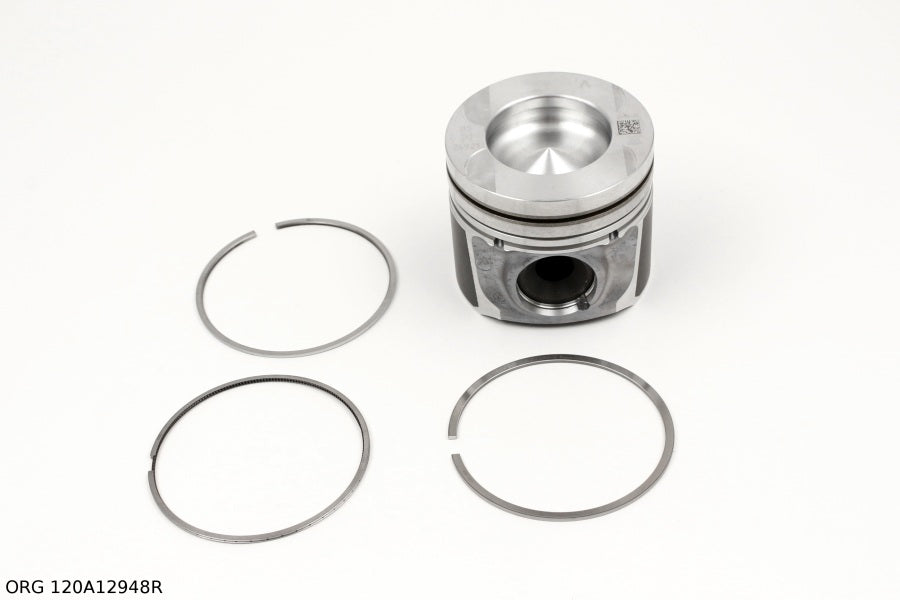 Pièce d’origine piston pour Renault 2.3 dCi Master depuis 2014 Bi-Turbo avec axe et segments N, ORG 120A12948R.