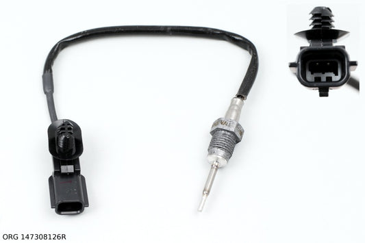 Pièce d’origine capteur de température des gaz d’échappement 1.5dCi pour Renault, 147308126R