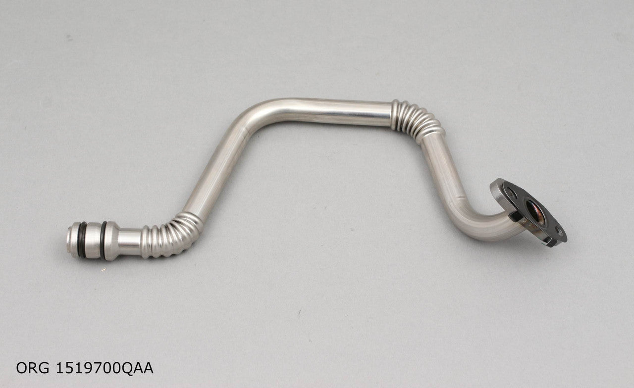 * Pièce d’origine tuyau d'huile de turbo de retour extérieur pour Renault 1.9dCi, ORG 1519700QAA.