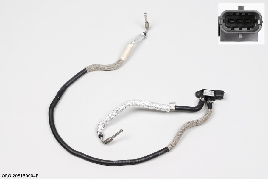Pièce d’origine capteur de pression des gaz d’échappement avec tuyau pour Renault 2.0 dCi, 208150004R