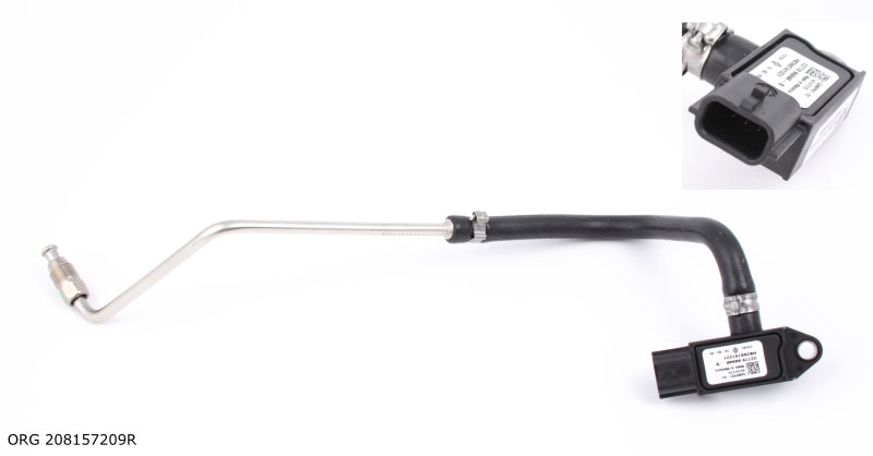 Pièce d’origine capteur de pression des gaz d’échappement avec tuyau pour Renault 2.3 dCi, 208157209R