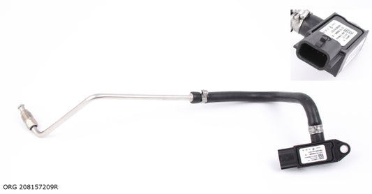 Pièce d’origine capteur de pression des gaz d’échappement avec tuyau pour Renault 2.3 dCi, 208157209R