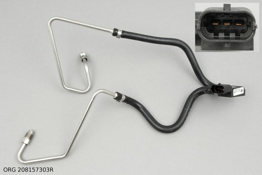 Pièce d’origine capteur de pression des gaz d’échappement avec tuyau pour Renault 2.3 dCi, 208157303R