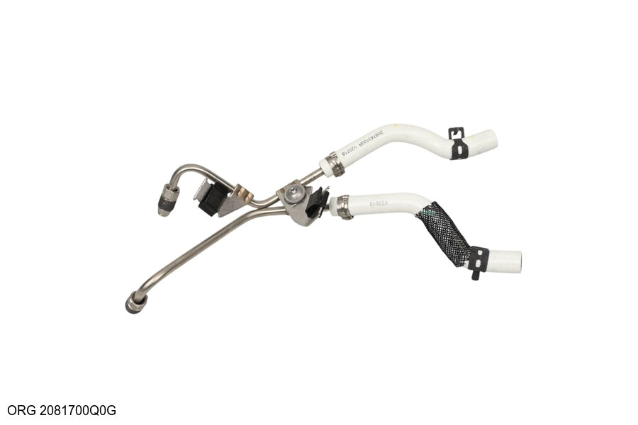 * Pièce d’origine tuyau de capteur de pression des gaz d'échappement avant 2 fils pour Renault 1.6dCi, 2081700Q0G.