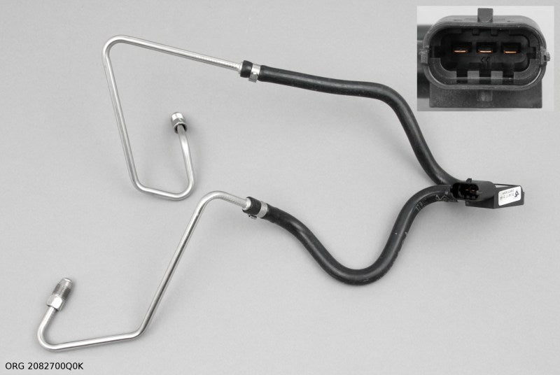 * Pièce d’origine capteur de pression des gaz d'échappement avant pour Renault 2.3dCi, 2082700Q0K.
