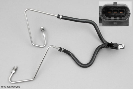 * Pièce d’origine capteur de pression des gaz d'échappement avant pour Renault 2.3dCi, 2082700Q0K.