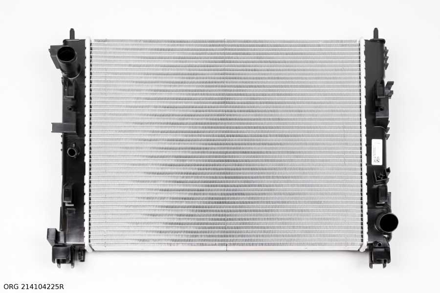 Pièce d’origine radiateur de refroidissement 12- pour Dacia Logan / Dacia Sandero, 214104225R.
