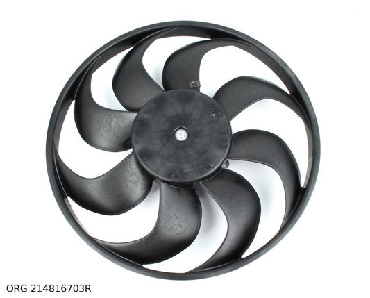 Pièce d’origine ventilateur de radiateur 12-, arrière pour Renault Clio, 214816703R.