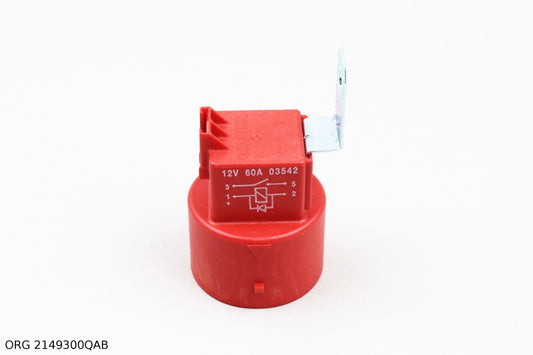 * Pièce d’origine relais électrique avec protection rouge 4 broches pour Renault, 2149300QAB.