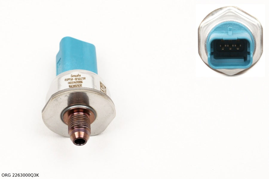 * Pièce d’origine capteur de pression de carburant bleu pour Renault 1.2TCe, 2263000Q3K.