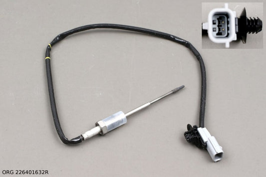 Pièce d’origine capteur de température des gaz d’échappement 1.5dCi, 61,5cm pour Renault, 226401632R.