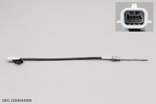Pièce d’origine capteur de température des gaz d’échappement 1.5dCi, 41cm pour Renault, 226404490R.