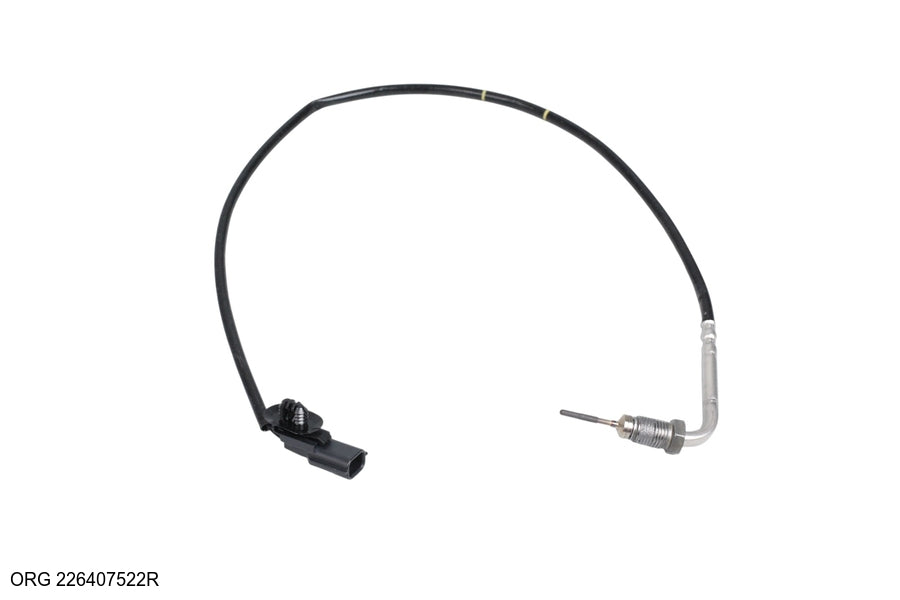 Pièce d’origine capteur de température des gaz d’échappement 1.6dCi, 55cm pour Renault Trafic, 226407522R.
