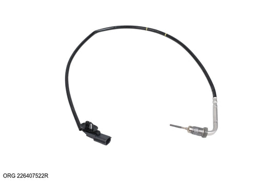 Pièce d’origine capteur de température des gaz d’échappement 1.6dCi, 55cm pour Renault Trafic, 226407522R.