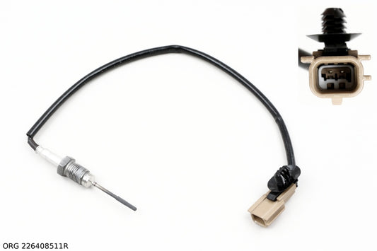 Pièce d’origine capteur de température des gaz d’échappement 2.0dCi, 01- pour Renault Trafic, 226408511R.