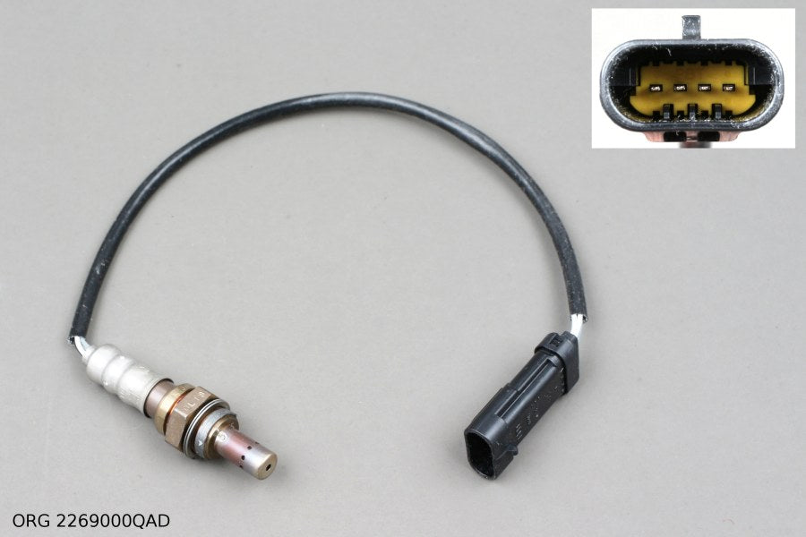 * Pièce d’origine sonde lambda avant 4 fils 470mm pour Renault 1.2 / 2.0, 2269000QAD.