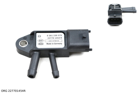 Pièce d’origine capteur de pression des gaz d’échappement 2.0dCi, 2k pour Renault, 227701454R.