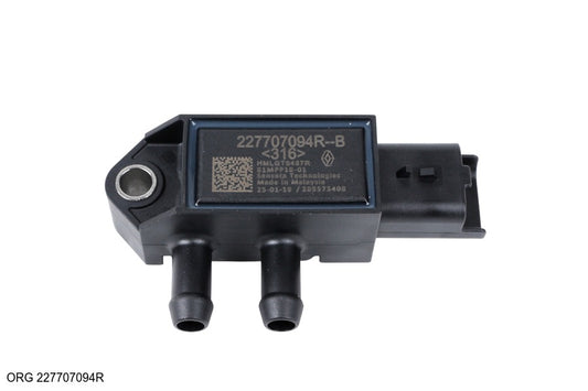 Pièce d’origine capteur de pression des gaz d’échappement 1.3TCe pour Renault, 227707094R.