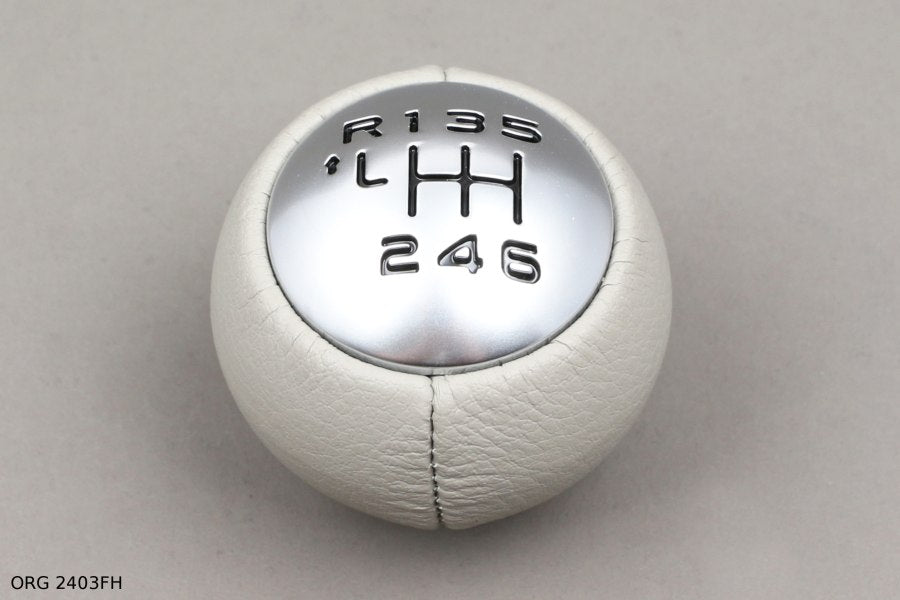 * Pièce d’origine pommeau de levier de vitesse pour Citroën/Peugeot 6B Peugeot 307/407 alu chrome, 2403FH.