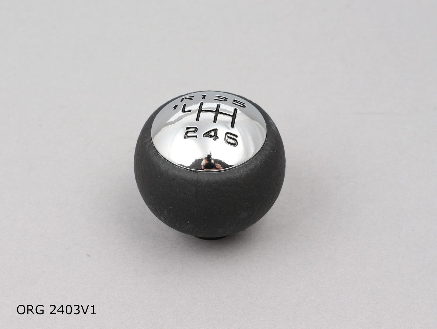 * Pièce d’origine pommeau de levier de vitesse pour Citroën/Peugeot 6B Peugeot 307/407 noir chromé, 2403V1.