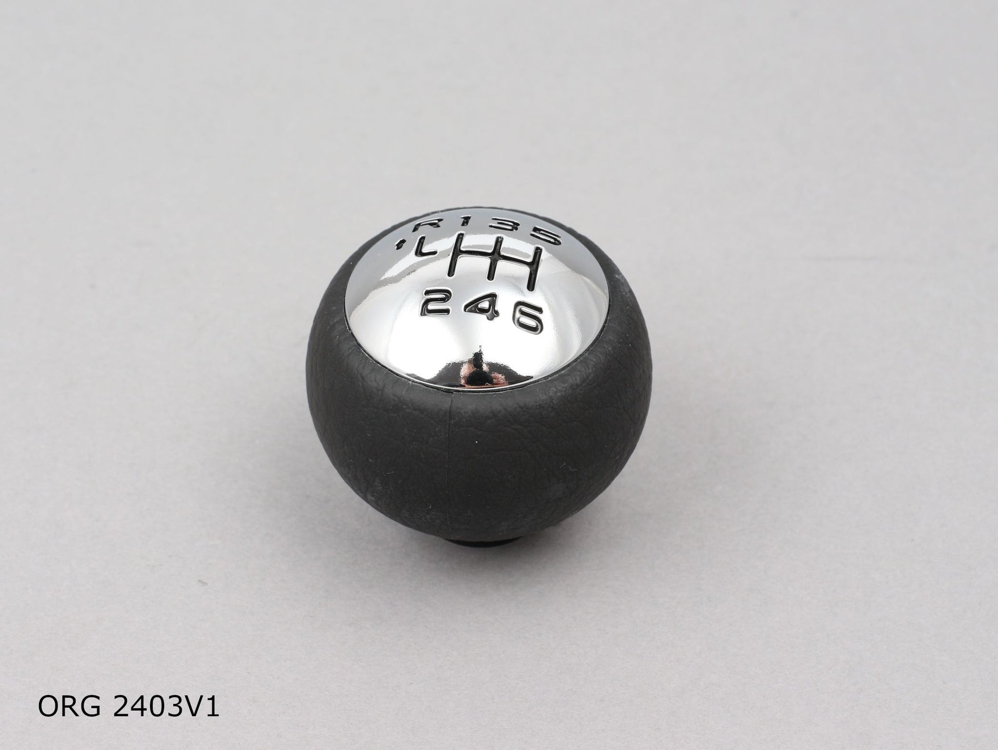 * Pièce d’origine pommeau de levier de vitesse pour Citroën/Peugeot 6B Peugeot 307/407 noir chromé, 2403V1.