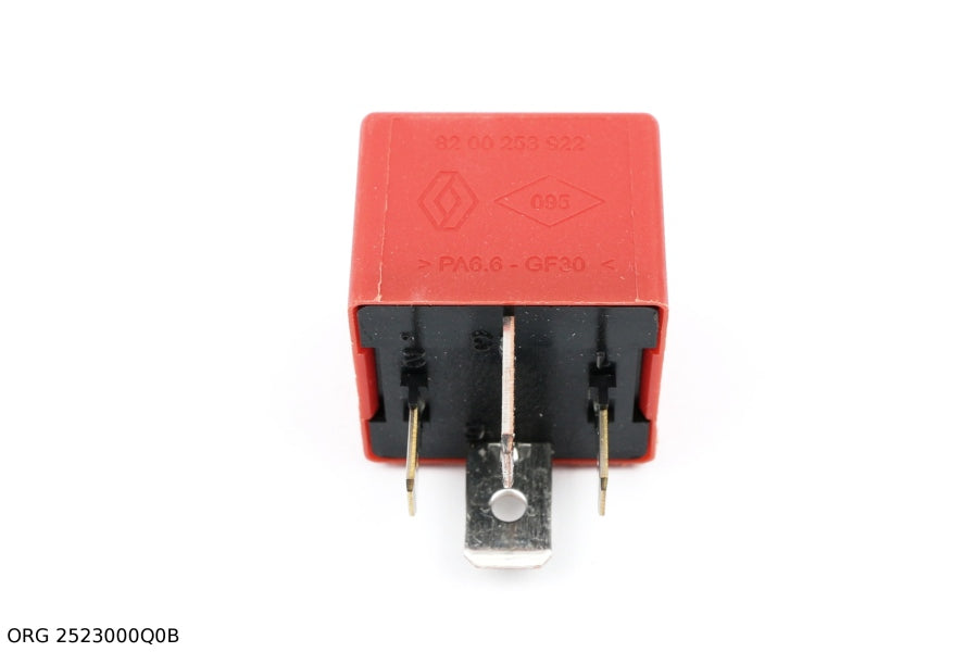 * Pièce d’origine relais électrique rouge 4 broches pour Renault, 2523000Q0B.