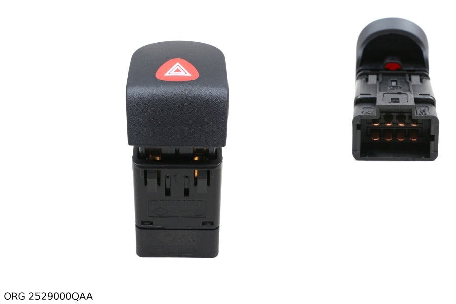 * Pièce d’origine interrupteur de feux de détresse pour Renault Kangoo depuis 1997, 2529000QAA.