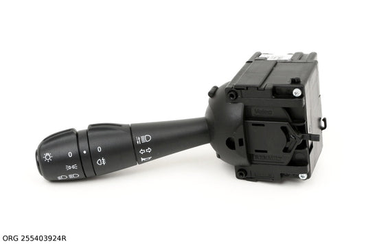 Pièce d’origine commutateur d’éclairage 12-, sans antibrouillards, avec avertisseur pour Dacia Logan / Dacia Sandero, 255403924R