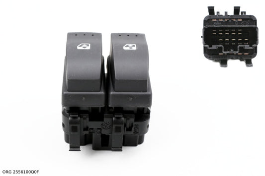 * Pièce d’origine interrupteur de lève-vitre gauche pour Renault Kangoo / Master depuis 2008, 2556100Q0F.